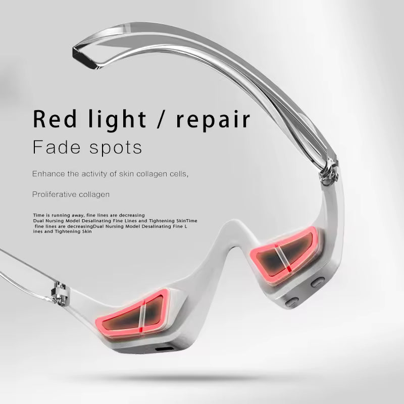 RevitalEyes Terapia de Luz Roja 2 en 1 + EMS para Eliminar Bolsas en los Ojos